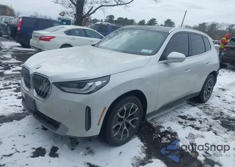 2025 BMW X3 30 xDrive из США, поврежденный, VIN 5UX53GP02S9Z98371